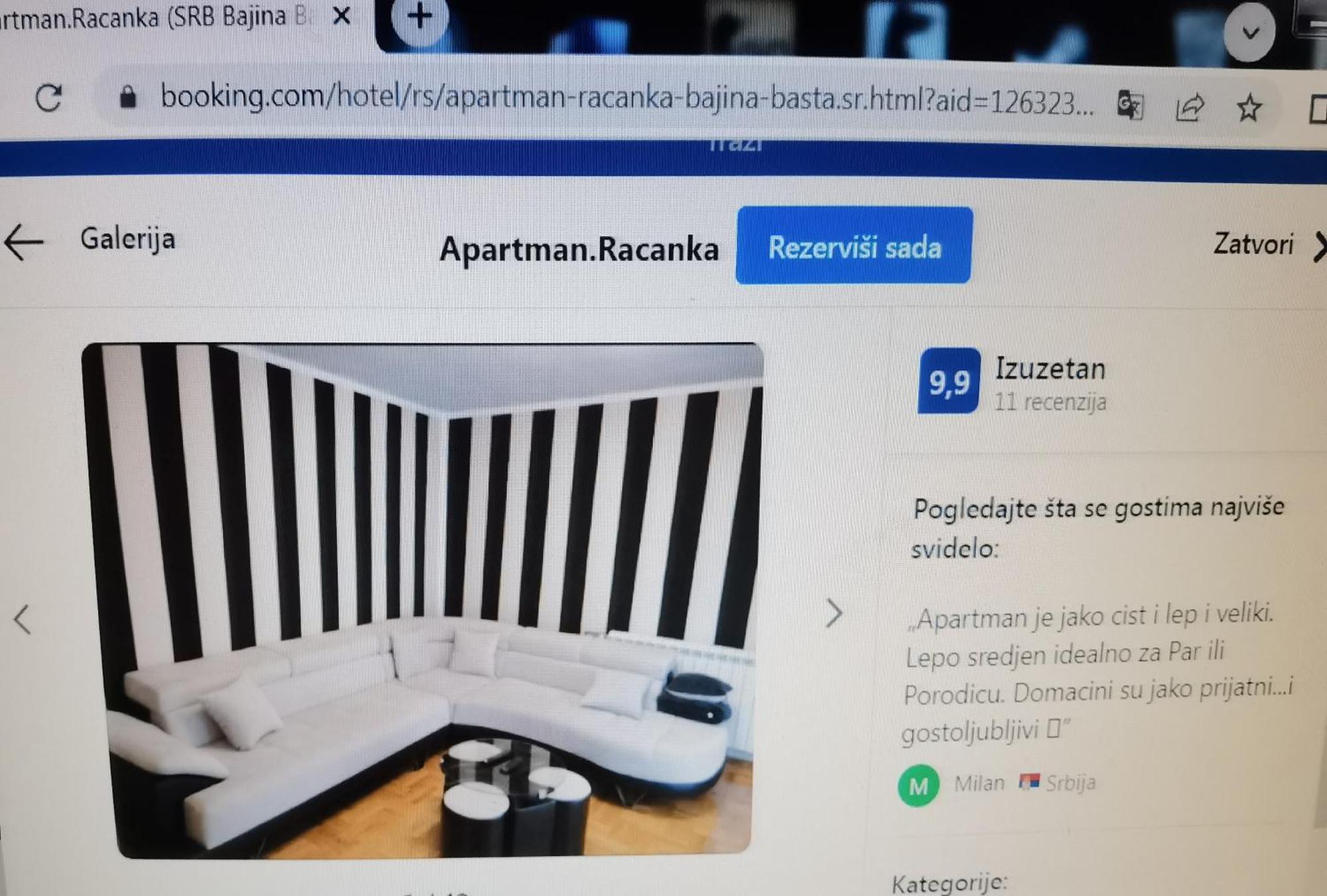 Racanka Apartment *